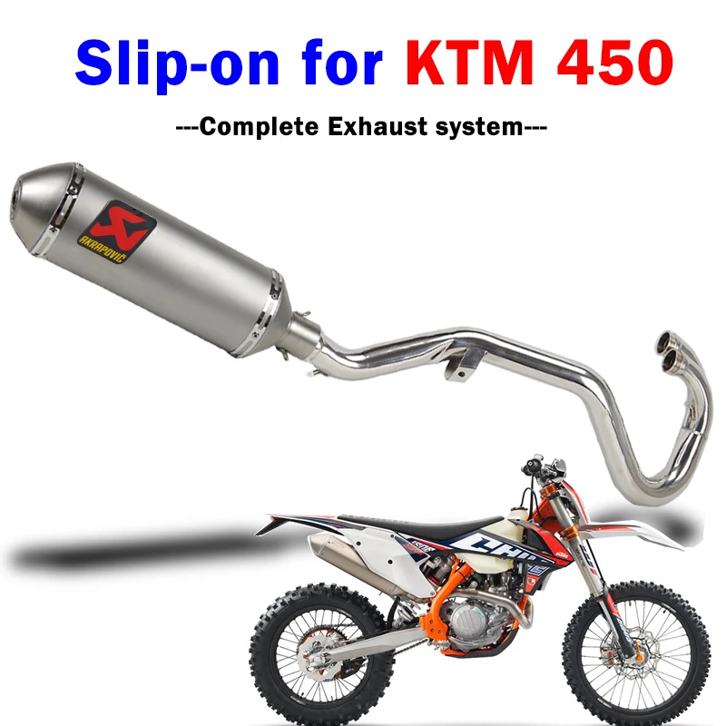 Для KTM 450/390 RC390 450 690 119 Slip-On мотоцикл глушитель передние трубы заголовки с Akrapovic выхлопной для KTM 450 390
