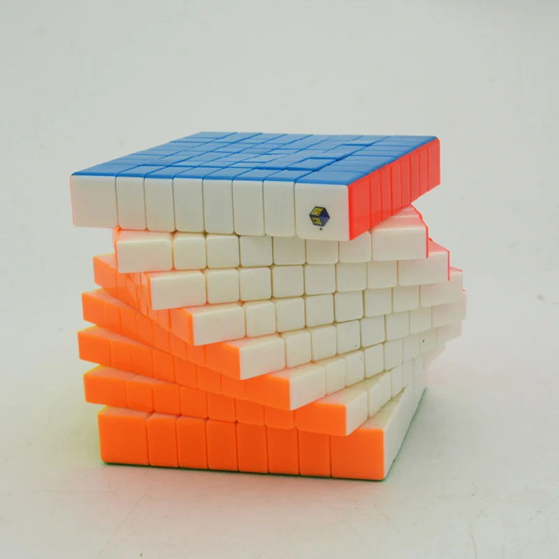 YuXin 8x8x8 8,9 см Профессиональный кубик Magicco скорость Neo куб Cubo Магическая наклейка для взрослых антистресс головоломка подарки игрушки для детей