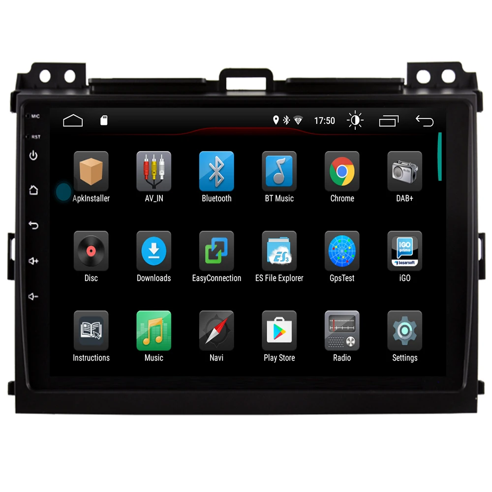 Top 2.5D+IPS 2 din Android 9.0 Car DVD Radio Multimedia for Toyota Prado 120 2004-2009 Car autoradio Navigation GPS stereo 2