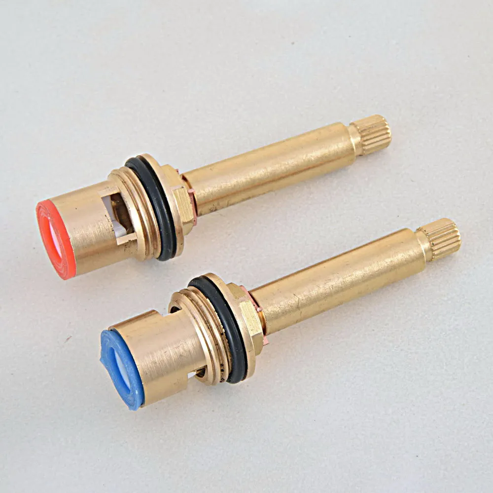 1/2" Replacement brass ceramic disc tap valve quarter turn cartridges gland insert 20 teeth Bathroom Faucet Accessory Disc valve