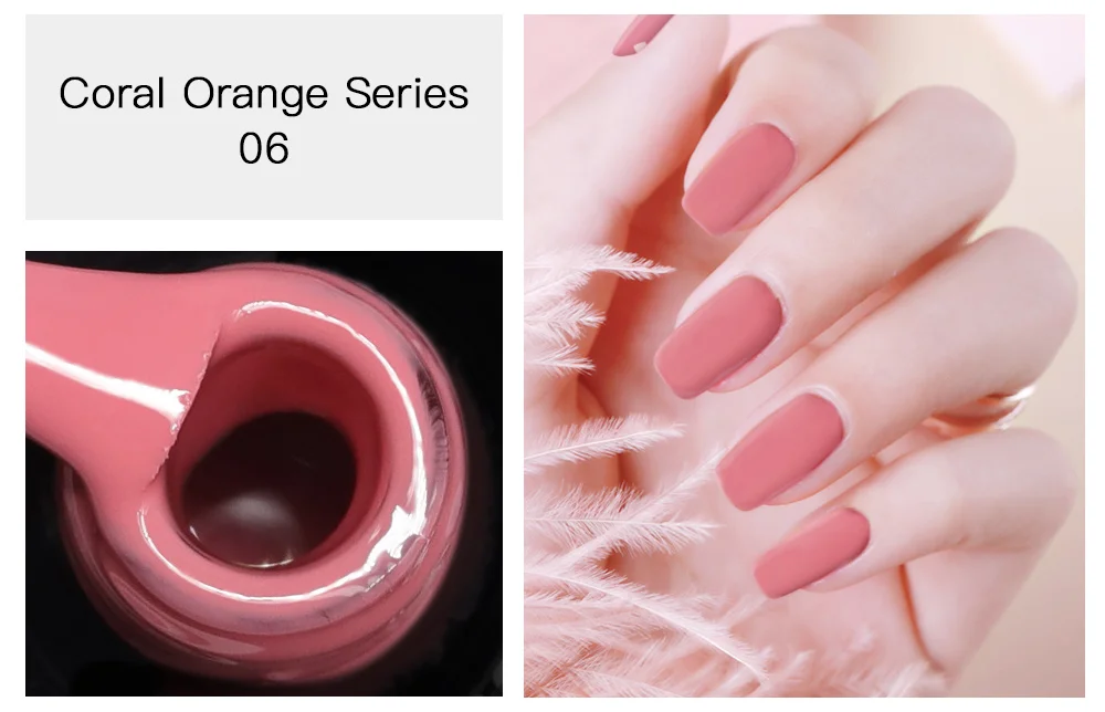 1 шт. ibdgel коралловый цвет Гель-лак летний коралловый оранжевый Дизайн Маникюр УФ светодиодный Гель-лак для ногтей