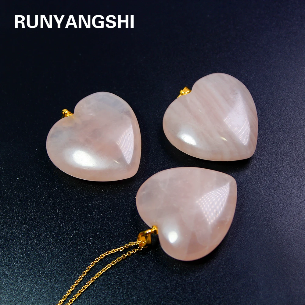 Runyangshi 1 шт. натуральный кварц розы драгоценный камень бусина стандартное золотое