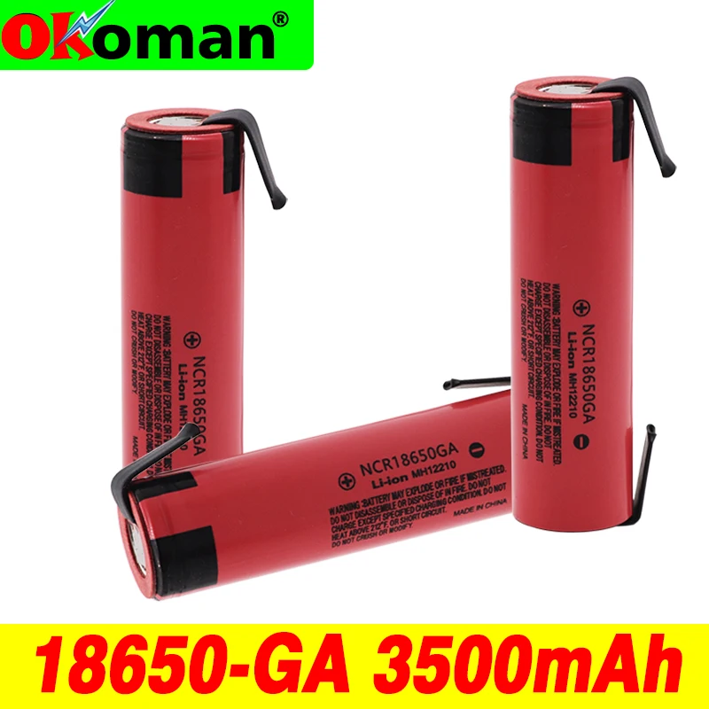 2019 новый оригинальный 18650 GA 3 7 v 3500mah литиевая аккумуляторная батарея сварочные