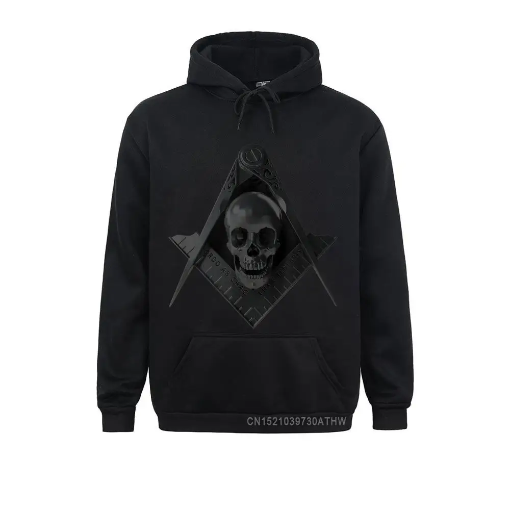 Masonic Stealth Square Compass Skull Freemason T-Shirt__3179 New Arrival Funny Sweatshirts Long Sleeve Hoodies for Men Sportswears Summer/Fall Masonic Stealth Square Compass Skull Freemason T-Shirt__3179black
