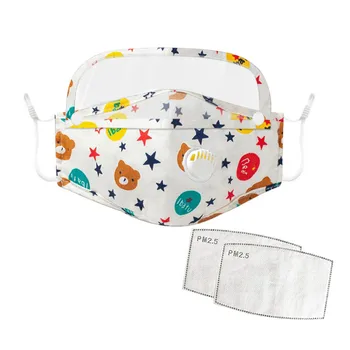 

1pc In Stock Reusable Printed Breathable Reusable Mask PM2.5 Air Filtration Mask With 2Filters Breath Mouth Face Mask mascarilla