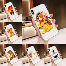Король Лев simba Pumba Hakuna Matata Мягкий силиконовый чехол для телефона для iPhone 11 11Pro 5 5S SE 6 6S 6 7 8Plus Max XS XR X 10