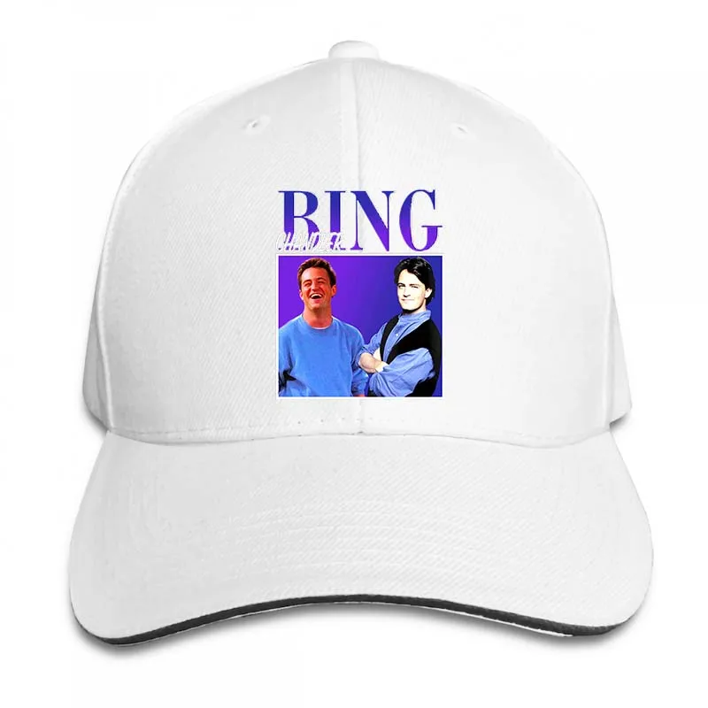 Bing Chandler, вдохновленный друзьями, сериал Matthew Perry Merch, винтажная бейсболка 90s в стиле почитания для дня рождения - Цвет: 2-White