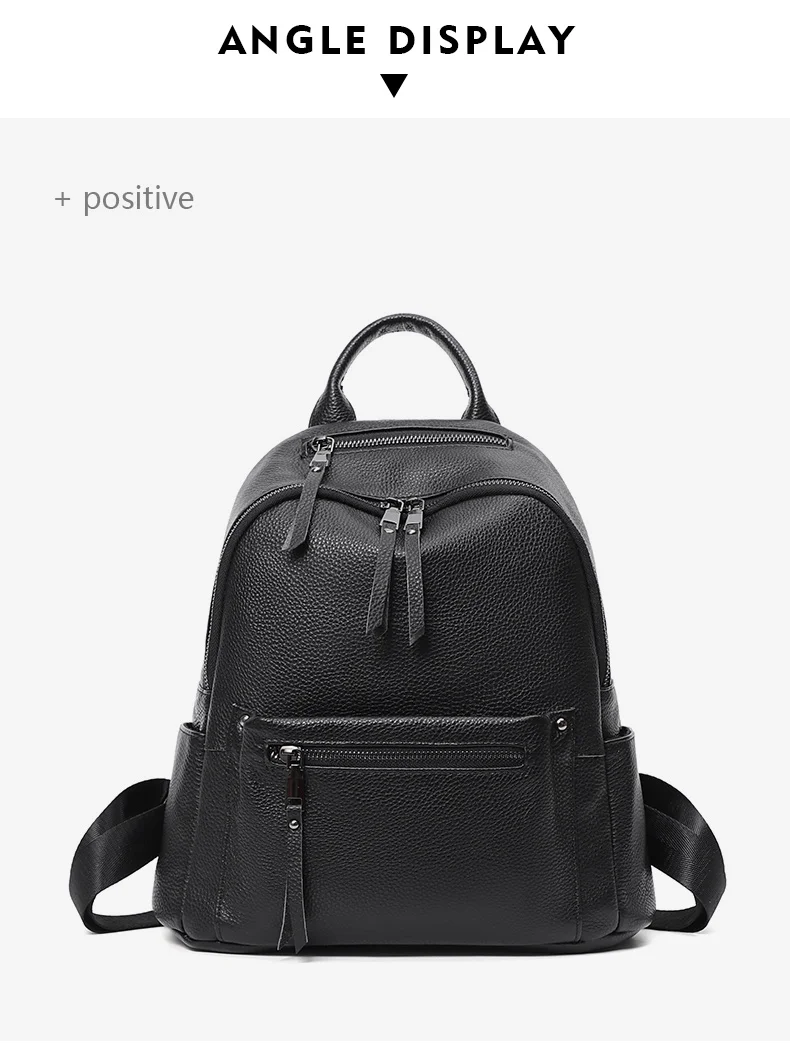 100% Genuine Leather Women Backpack Designer High Quality  School Bag Lady Multifunction Large Capacity Travel Backpacks Mochila