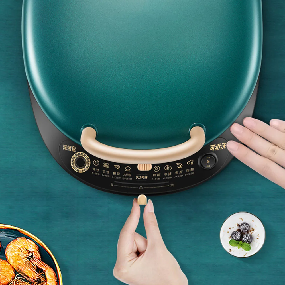 Household Steak Baking Pan Electric Pancake Making Machine Double Side Heating Pancake Crepe Tortilla Maker