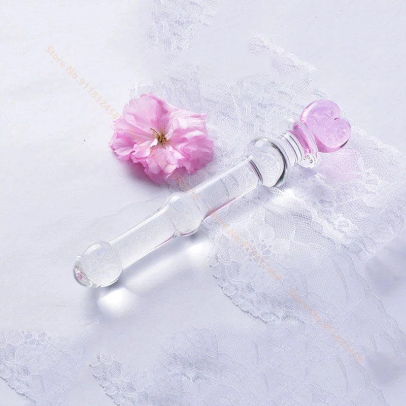 Kristallglas Dildo Und Analperlen Plug Für Analstimulation_voghion.com