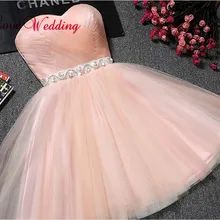 Новое модное недорогое платье для выпускного вечера элегантное Тюлевое Плиссированное приталенное короткое платье для вечеринок платье для особых случаев