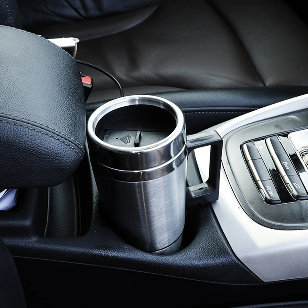 12v/24v High Capacity Stainless Steel Car Heating Cup Travel Heated Mug