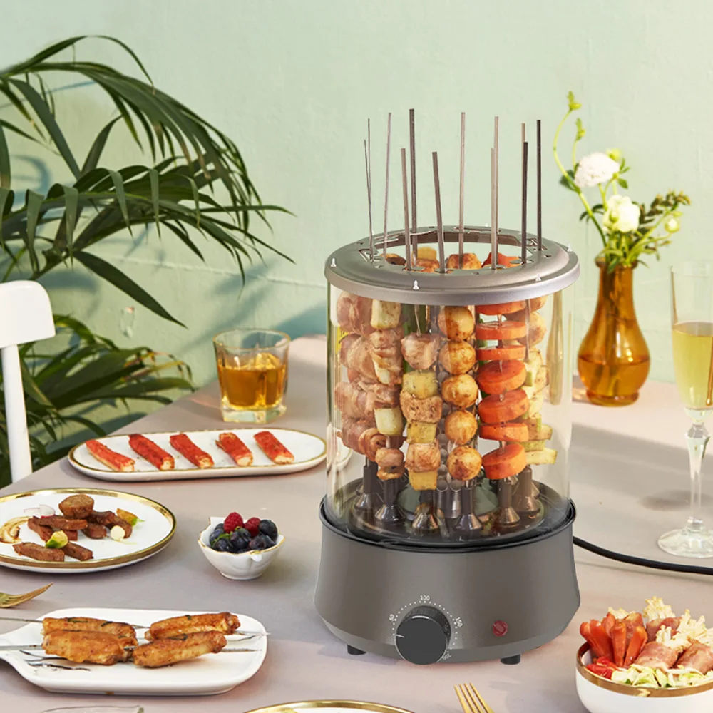 Hotpot Barbecue Accessories, Electric Grill Skewers Automatically Rotate