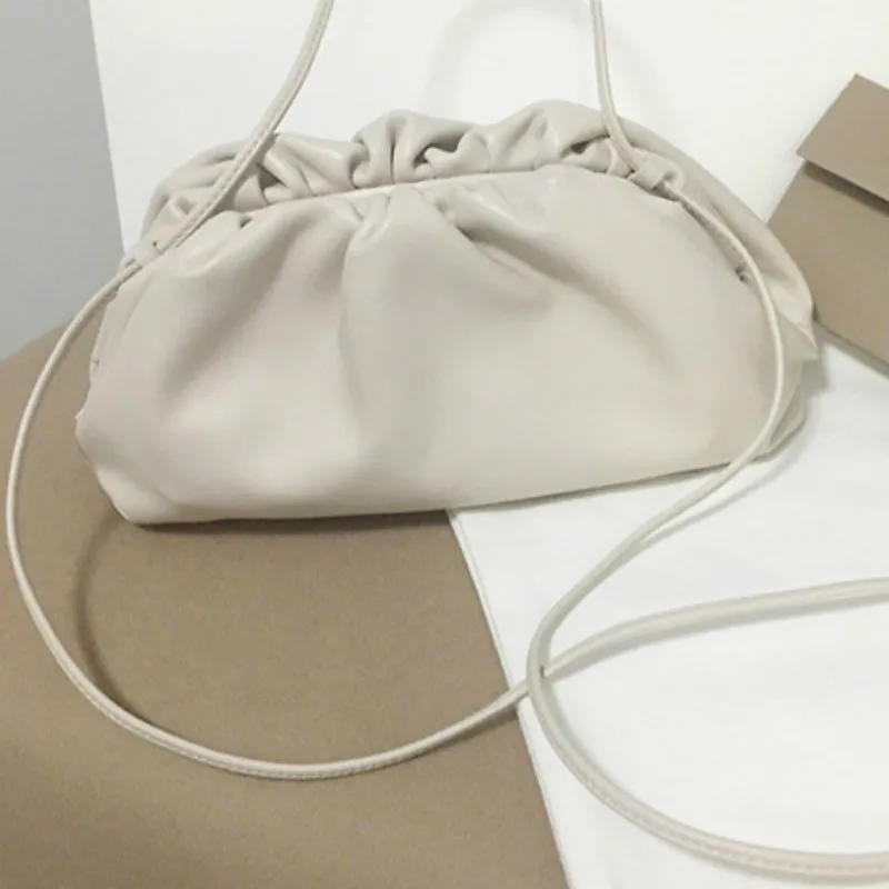 Cena Torebka z prawdziwej skóry torebka kopertówka luksusowe torebki damskie torebki projektant obszerny zaokrąglony kształt torebki i torebki sprzęgła