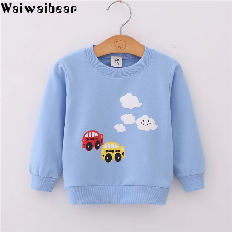 

Baby Spring Autumn Children Hoodies Boys Girls Sweatshirts Cartoon Long Sleeves Sweater Kids T-shirt Sportswear Pullover Clothes