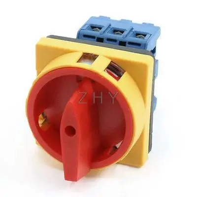 AC 600V 32Amp ON-OFF 3P1T 6 Терминал комбинированный переключатель