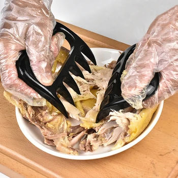 

2020 Bear Catch BBQ Fork BBQ Insulation Anti-scald Kitchenware Food Barbecue Fork Meat Ripper Tool