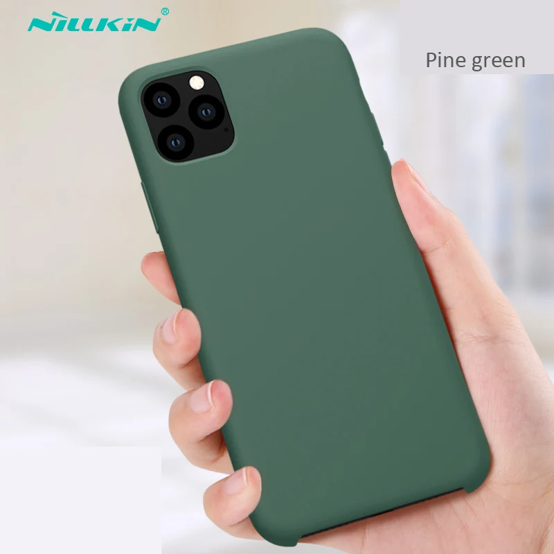 Nillkin жидкий силиконовый чехол для iPhone 11 Pro Max мягкий гелевый резиновый защитный