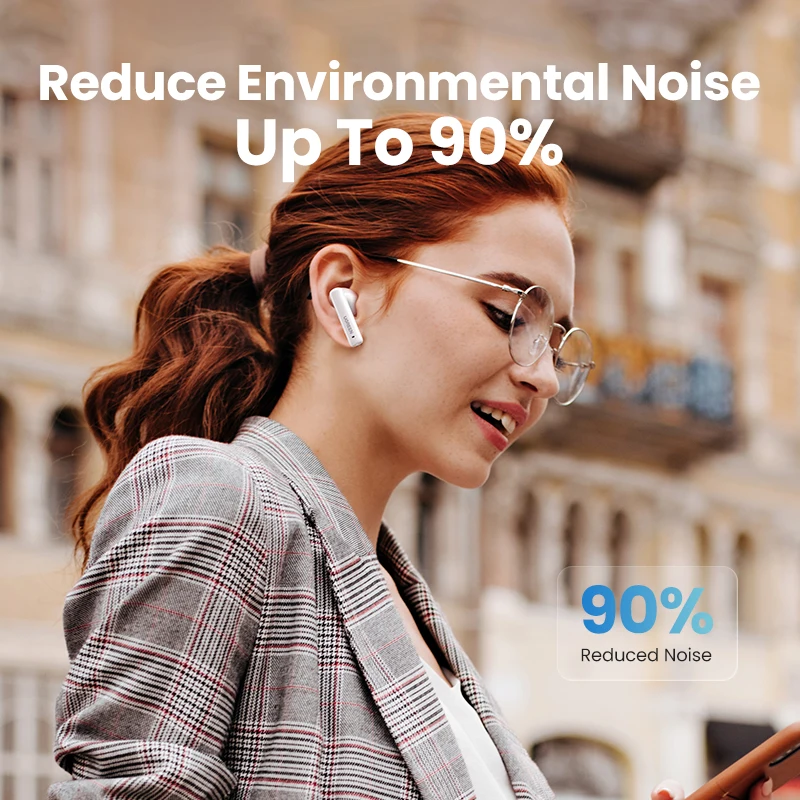 Bluetooth Headphones In Ear Earphone Bluetooth Headset Wireless Earbuds UGREEN ANC Wireless TWS Bluetooth 5.2 Earphones , Active Noise Cancellation, in-Ear Mics Handfree Phone Earbuds