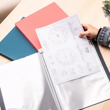 40/60 карманов, прозрачная витрина для книг, папка для документов, сумка для офиса, файлы для совещаний, рисует, для экзамена, бумажная сумка для хранения, школьная 72595