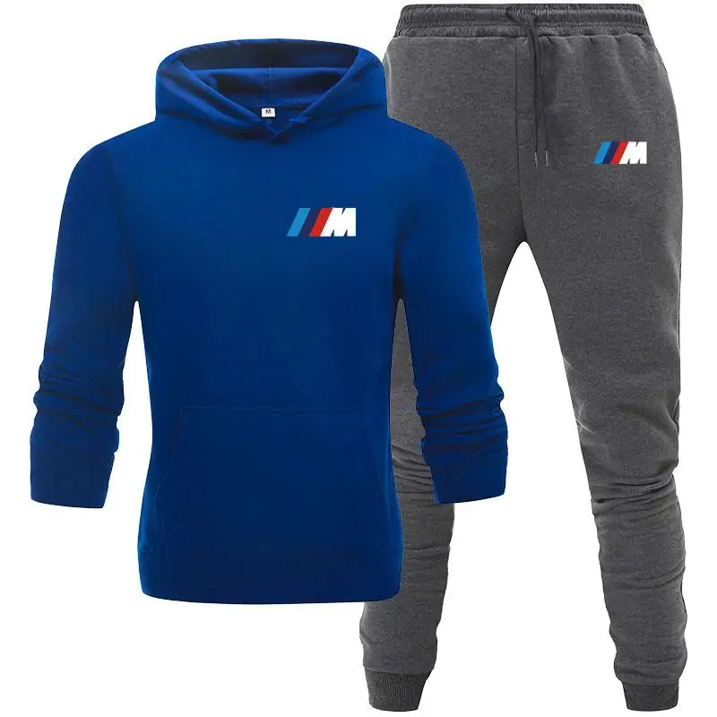 

New Autumn and winter Men's Sets hoodies+Pants Harajuku Sport Suits Casual Sweatshirts Tracksuit 2020 Brand Sportswear