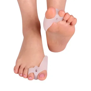 

HOT 7pcs/set Soft Bunion Protector Toe Straightener Toe Separating Silicone Toe Separators Thumb Feet Care Foot Pain Easese