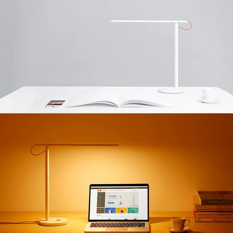 Xiao mi jia mi умный светодиодный настольный светильник, настольная лампа Dim mi ng, светильник для чтения, WiFi, Enab, светодиодный, работает с Alexa mi Home APP, 100-240 В