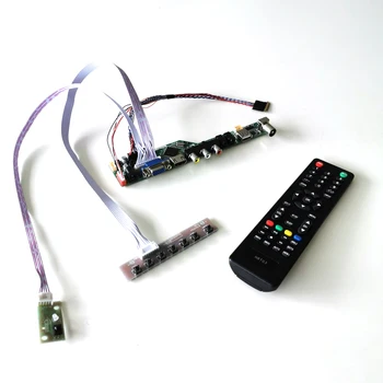 

For LP133WH2-TLL2/TLL3/TLL4 13.3" TV56 screen controller drive board notebook PC VGA+HDMI+AV+USB+RF LVDS 40Pin WLED 1366*768 Kit