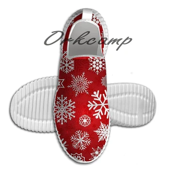 

Christmas Snowflakes Light Weight fashion Sports Running Shoes Walking Shoes Summer Comfortable Yuga shoes