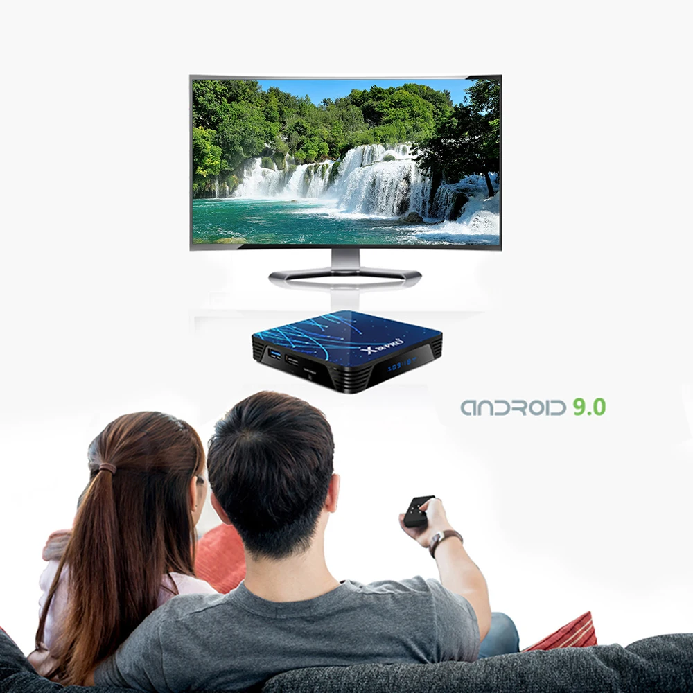 X88 PRO PLUS Android 9,0 Smart tv Box UHD 4K медиаплеер RK3368 4 ГБ/128 ГБ 2,4G/5G двухдиапазонный WiFi BT4.0 Smart Android Box tv