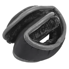 Мужские/женские Зимние флисовые компактные ушные Муфты Теплые черные