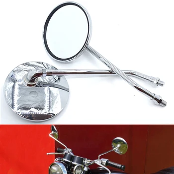 

Universal round 10mm motorcycle rearview mirror convex mirror For Yamaha FZR400RR FZR600 FZR600R FZR750R FZR1000 FZS1000