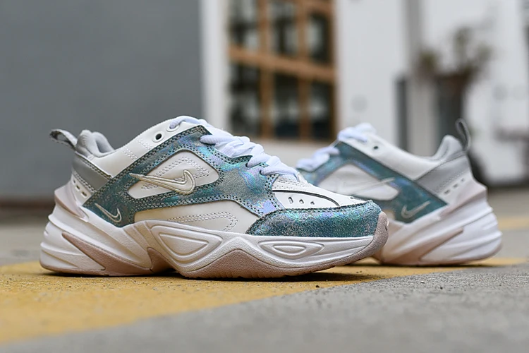 Nike M2k Tekno оригинальные женские кроссовки для бега с воздушной подушкой кроссовки с воздушной подушкой спортивная обувь для улицы# AO3108-103
