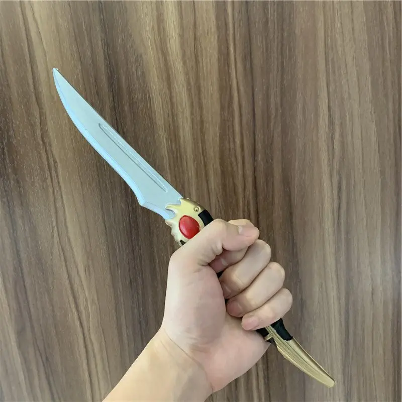 1:1 Dagger Sword Weapon Movie Cosplay Prop Role Play Gift Safety PU Catspaw Sword 34cm 3