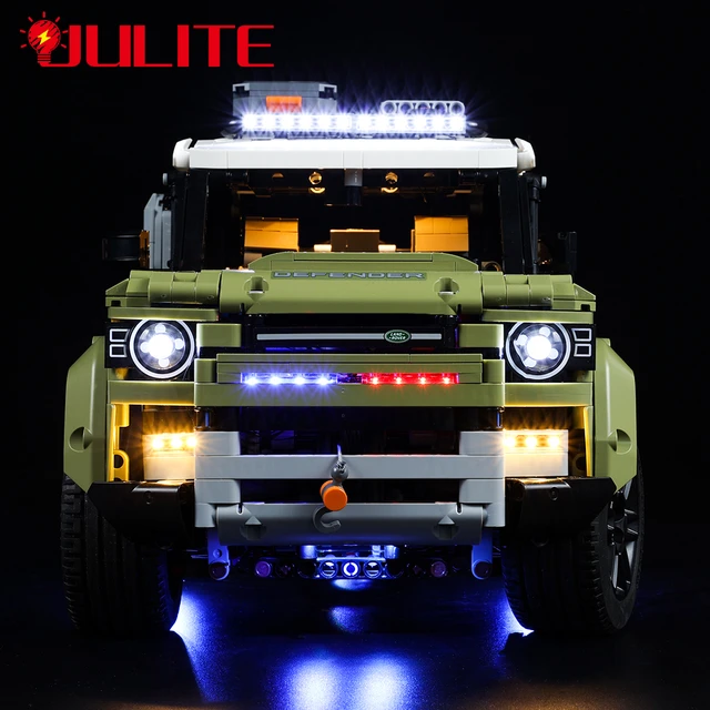 テクニックシリーズ42110のLEDライトキット,車,ディフェンダー,モデル 