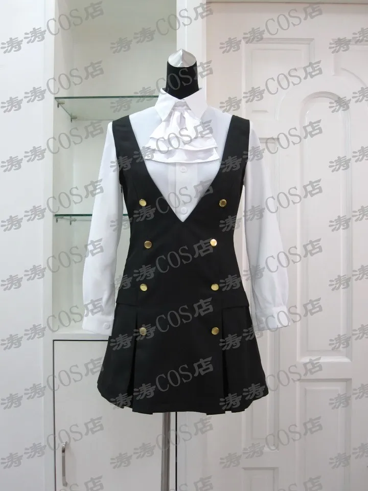 

Inu x Boku SS Shirakiin Ririchiyo Girls Party Dress Secret Service Full Set School Uniform Daily Skirt Suit Cosplay Costume