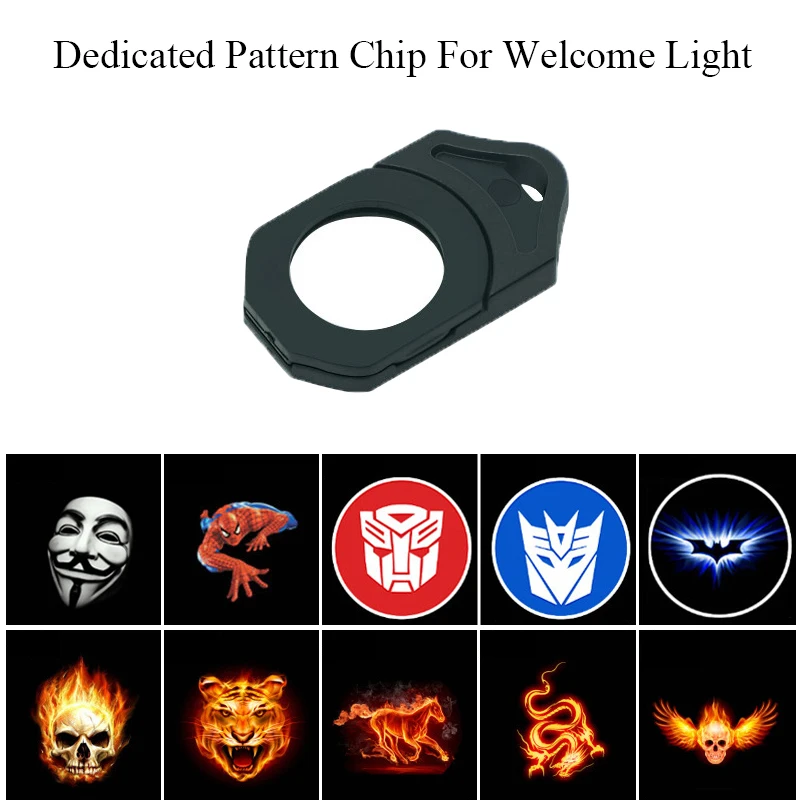 1 Pcs Car Welcome Lamp Accessories Wireless Special Pattern Chip Replaceable styling | Автомобили и мотоциклы