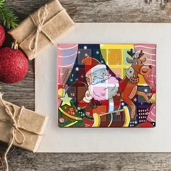 

DIY Christmas Advent Calendar for Kids Fashion Jewelry Advent Calendars Charm Bracelets Necklace Christmas Children Gift Box