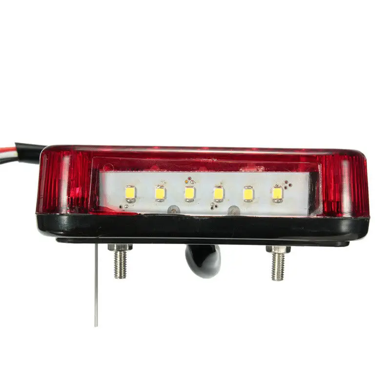 2 шт. светодиодный красный/янтарный/белый автомобильный прицеп грузовик задние фонари тормоза стоп-сигнал для поворота Универсальный AS/ABS светодиодный задний фонарь