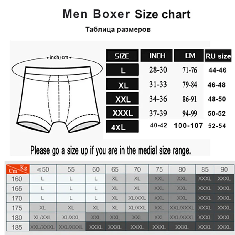 Normal size chart