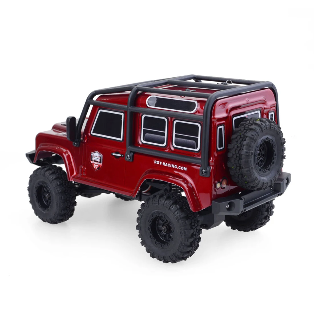 RGT V2 Mini 1/24 D90 15 км/ч Land Rover внедорожник 4WD RC Гусеничный обучающая игрушка для детей-RTR версия бордовый/Карбон серый
