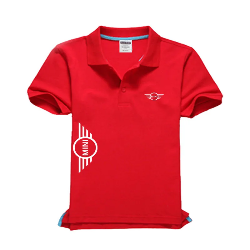 New Mini logo Men's Polo Shirt High Quality Men Cotton Short Sleeve shirt Brands jerseys | Мужская одежда