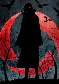 

5D DIY Full Diamond Diamond Painting Anime Naruto Sasuke Kakashi Diamond Embroidery Set Cross Stitch Mosaic Holiday Decoration G