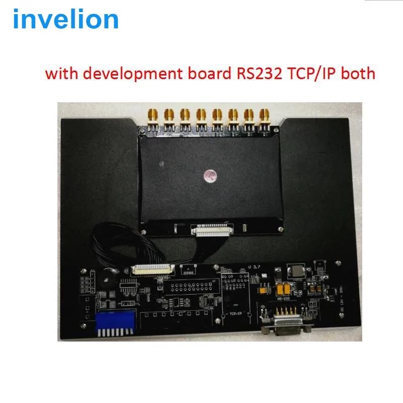 professional uhf supplier 8 ports impinj r2000 rfid reader module Multi-tag reading 1- 500 tags/second with free English SDK |
