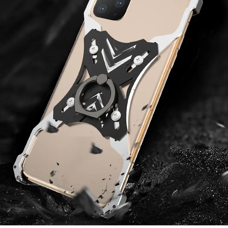 Броня металлический противоударный чехол для iPhone X S 11 Pro MAX чехол для iPhone X XR XS MAX 11 Pro MAX механическая рука сверхмощный чехол