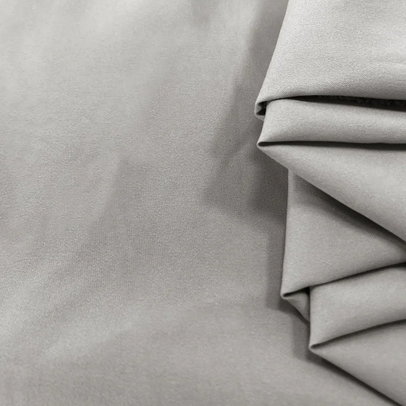 Light grey 50*150 см, 17 цветов, одежда «сделай сам», двухсторонняя эластичная мягкая ткань эпонж для одежды ручной работы - Цвет: Light grey