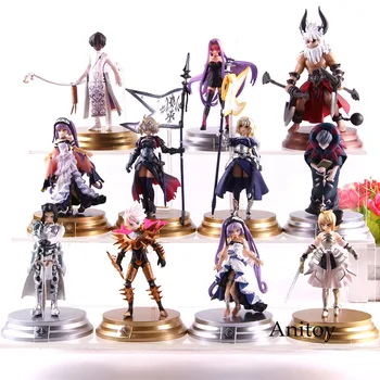 

Anime Fate Grand Order Action Figure Vol.2/3 Duel Saber Ruler Archer Caster Berserket Lancer PVC Collectible Model Toys