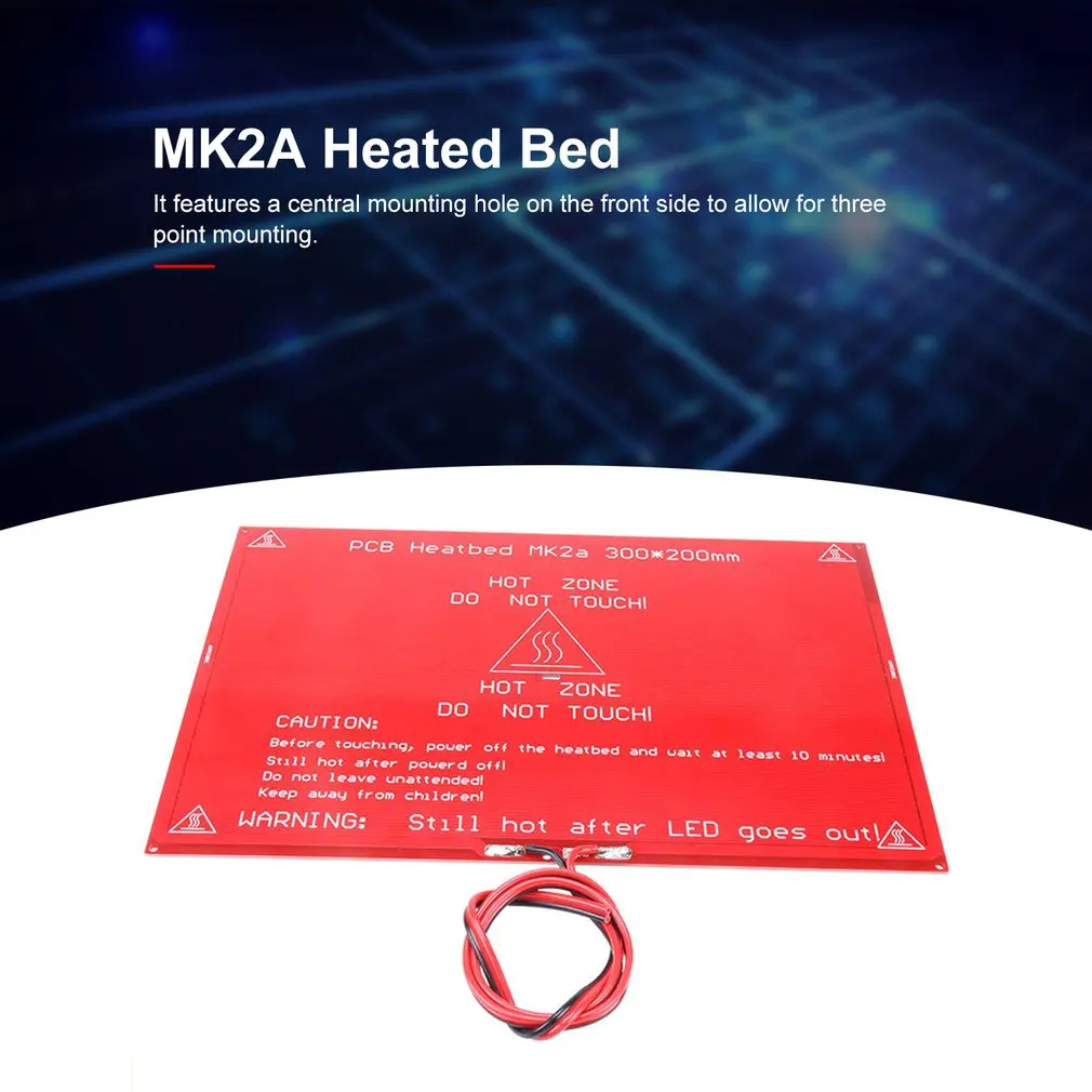 MK2A кровать с подогревом PCB heatкровать 12 В красный нагрев Горячая ...