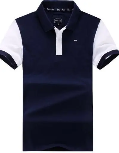 Hombre eden park Топ для мужчин короткий рукав Повседневная регби рубашка camisa вышитые eden park поло мужская