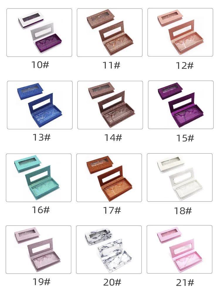 

Custom Mink False Eyelashes Gift Box Eyelashes Packing Boxes Makeup Mink Lashes Package Customize Storage Cases Cosmetic Case